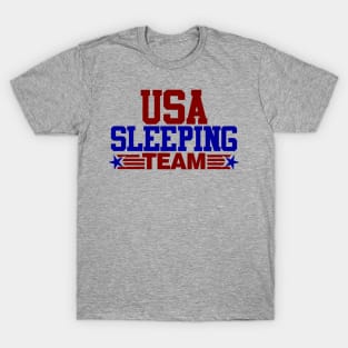 USA Sleeping Team T-Shirt